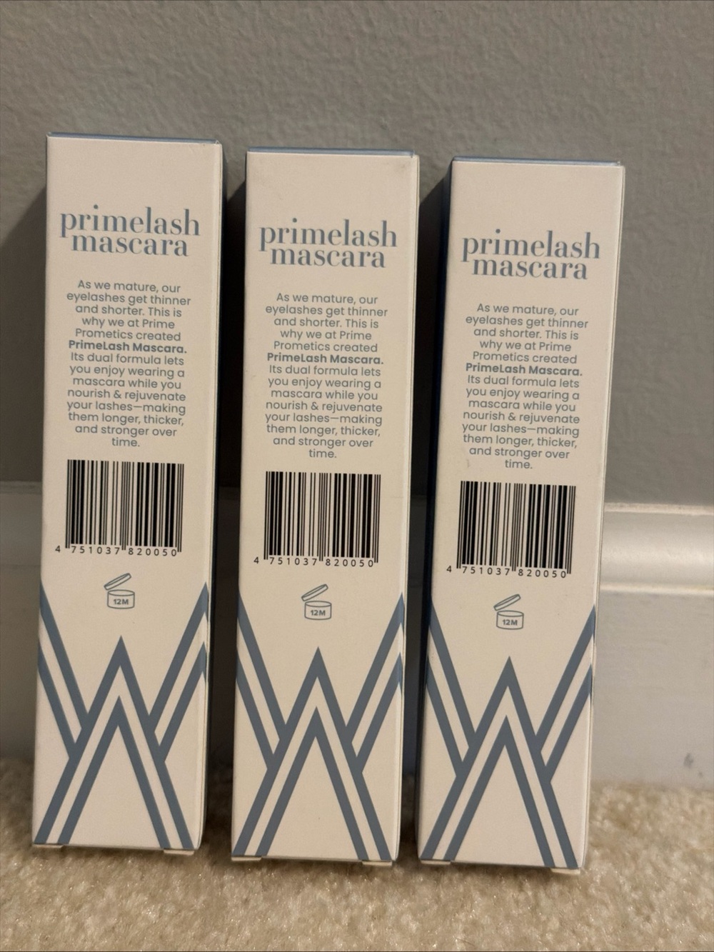 Bundle of 3 New Prime Prometics PrimeLash Lengthening Volumizing Mascara Brown - Picture 2 of 5